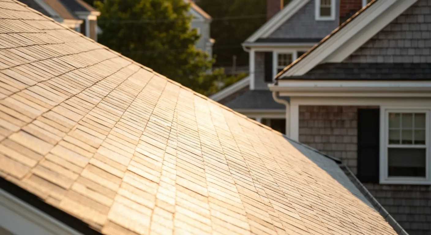 Energy-efficient roofing system detail
