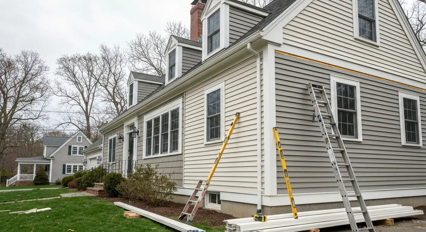 Full siding replacement