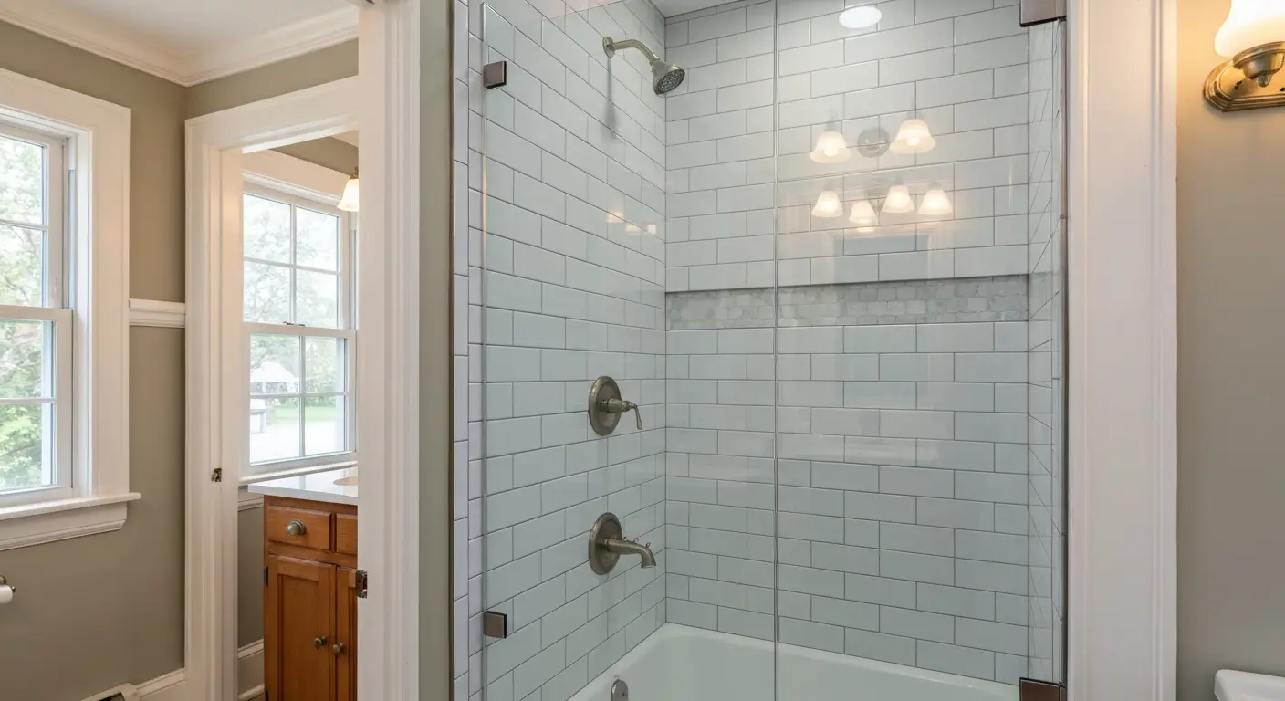 Tub to shower conversion