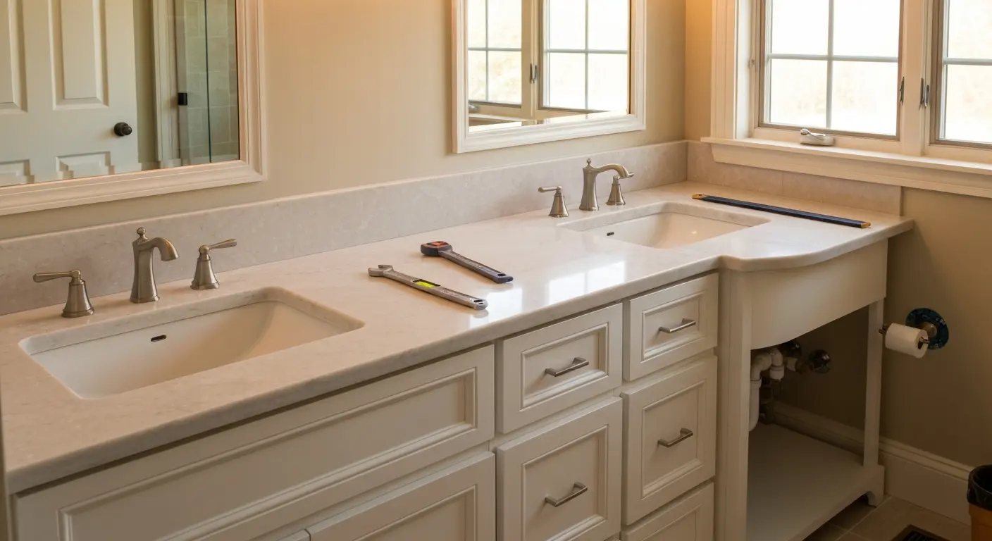 Double vanity bathroom