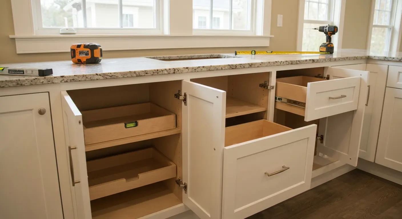 Kitchen cabinet installation