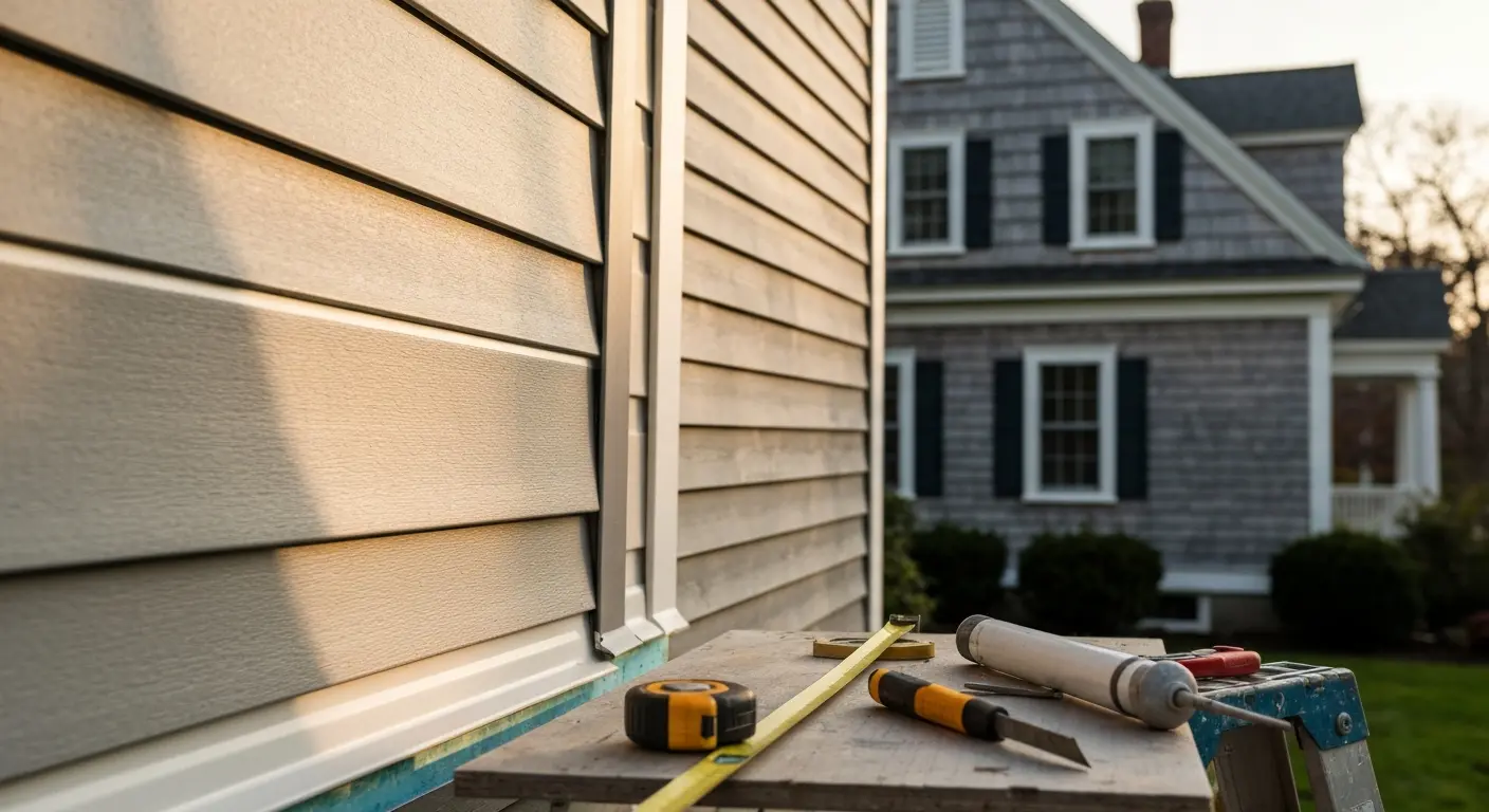 Siding repair work