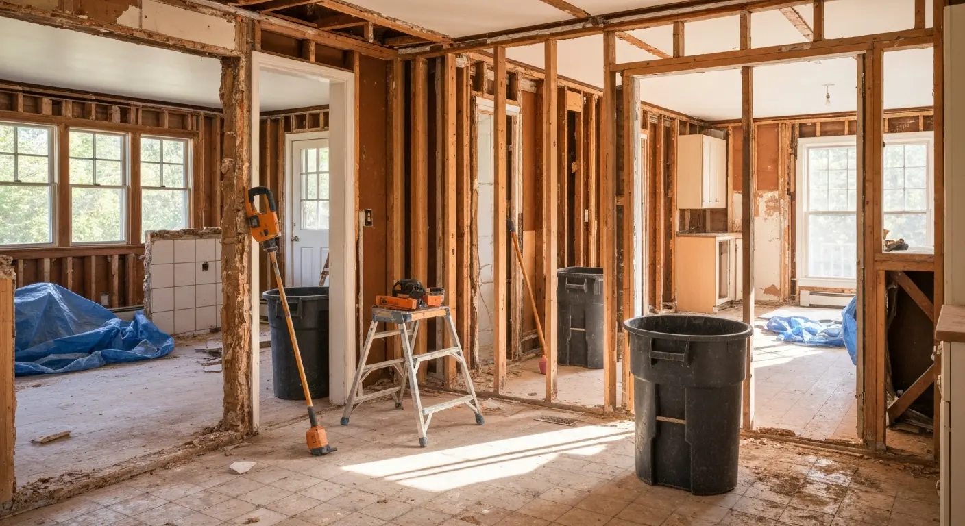 Kitchen demolition