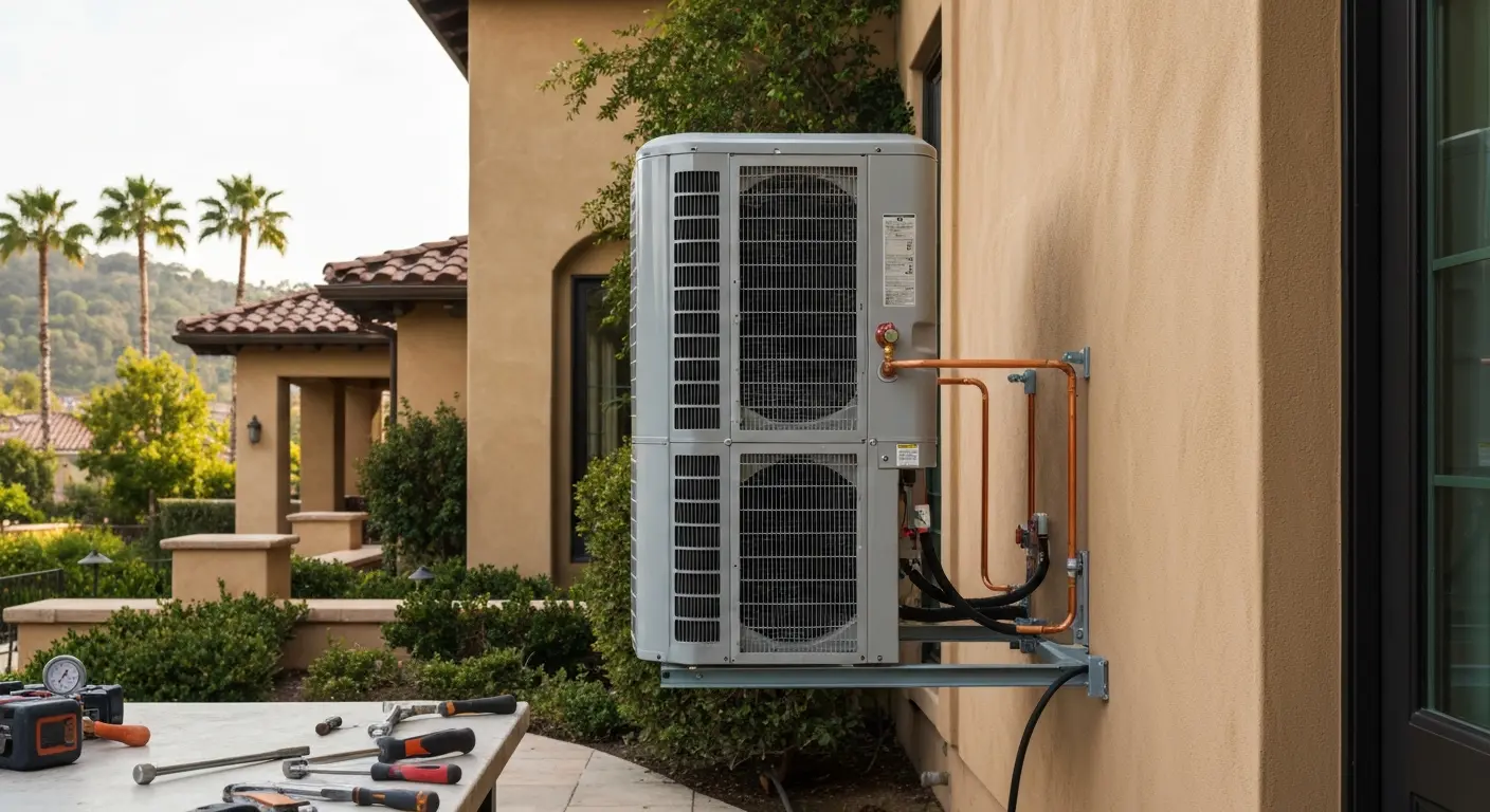 HVAC unit installation