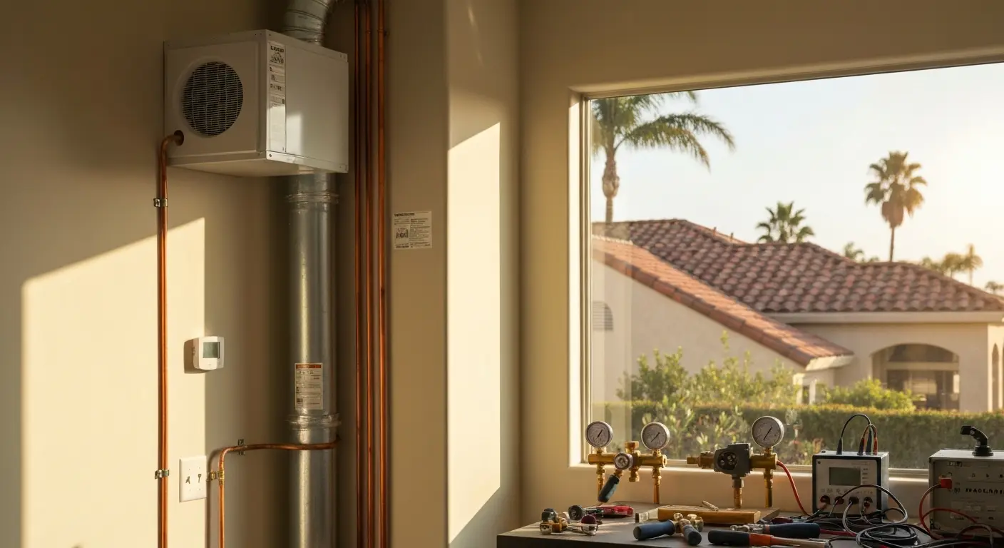 Residential HVAC installation