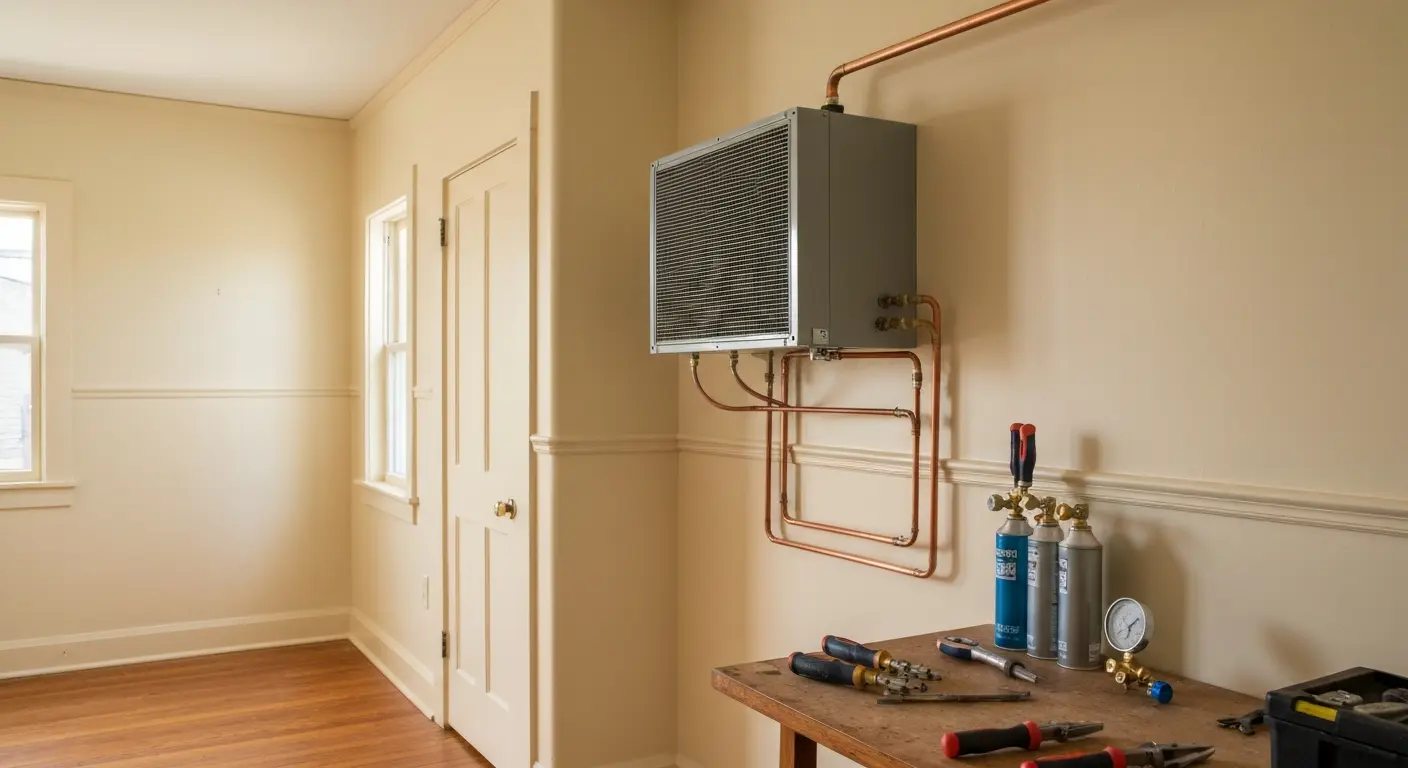 Residential HVAC installation