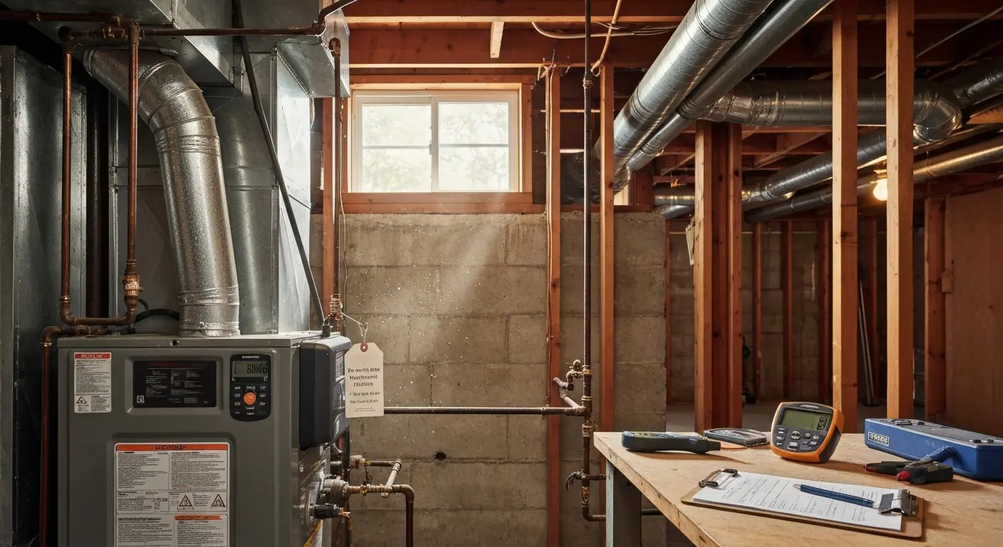 Furnace maintenance service