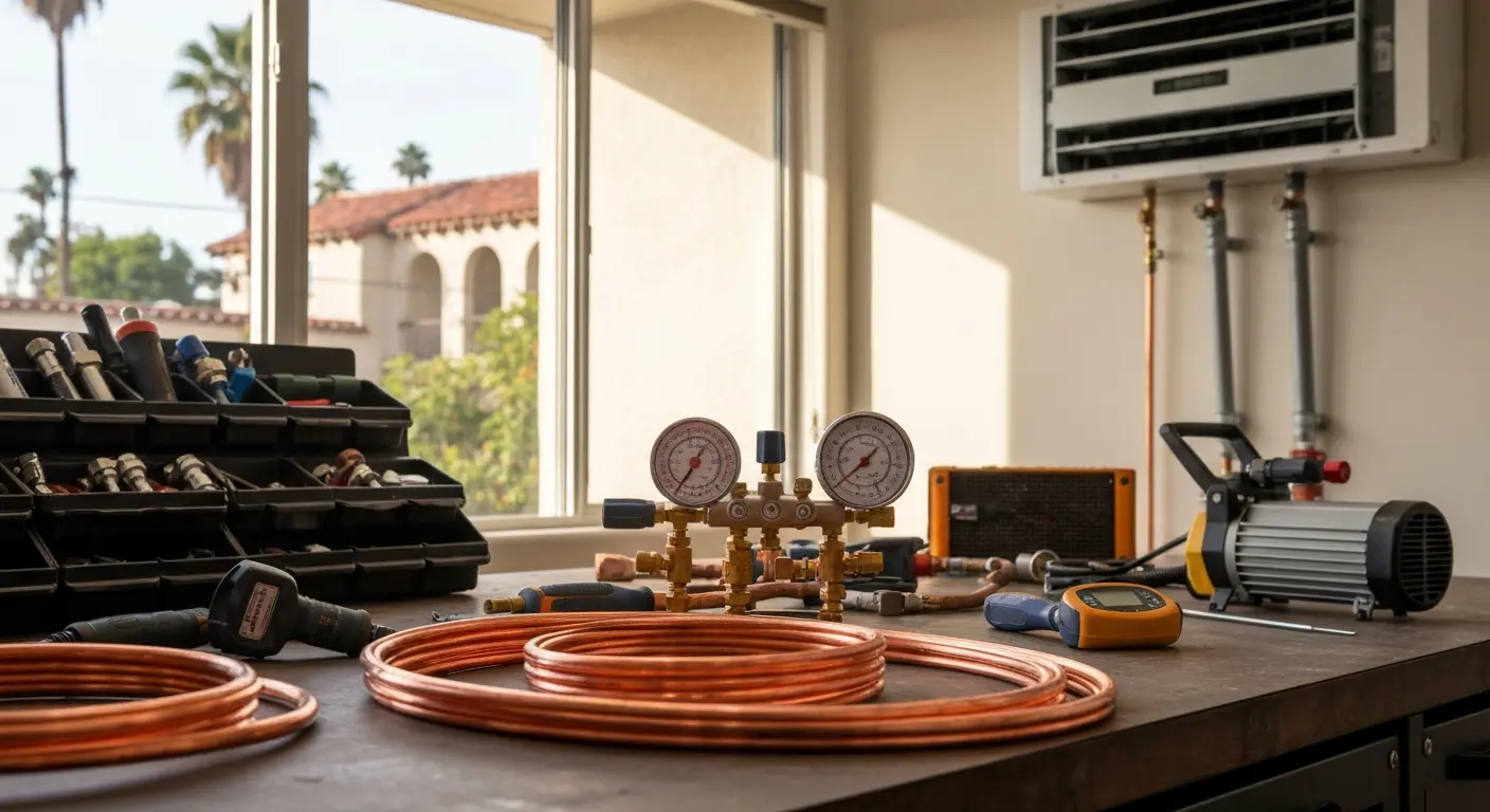 AC repair in residential home