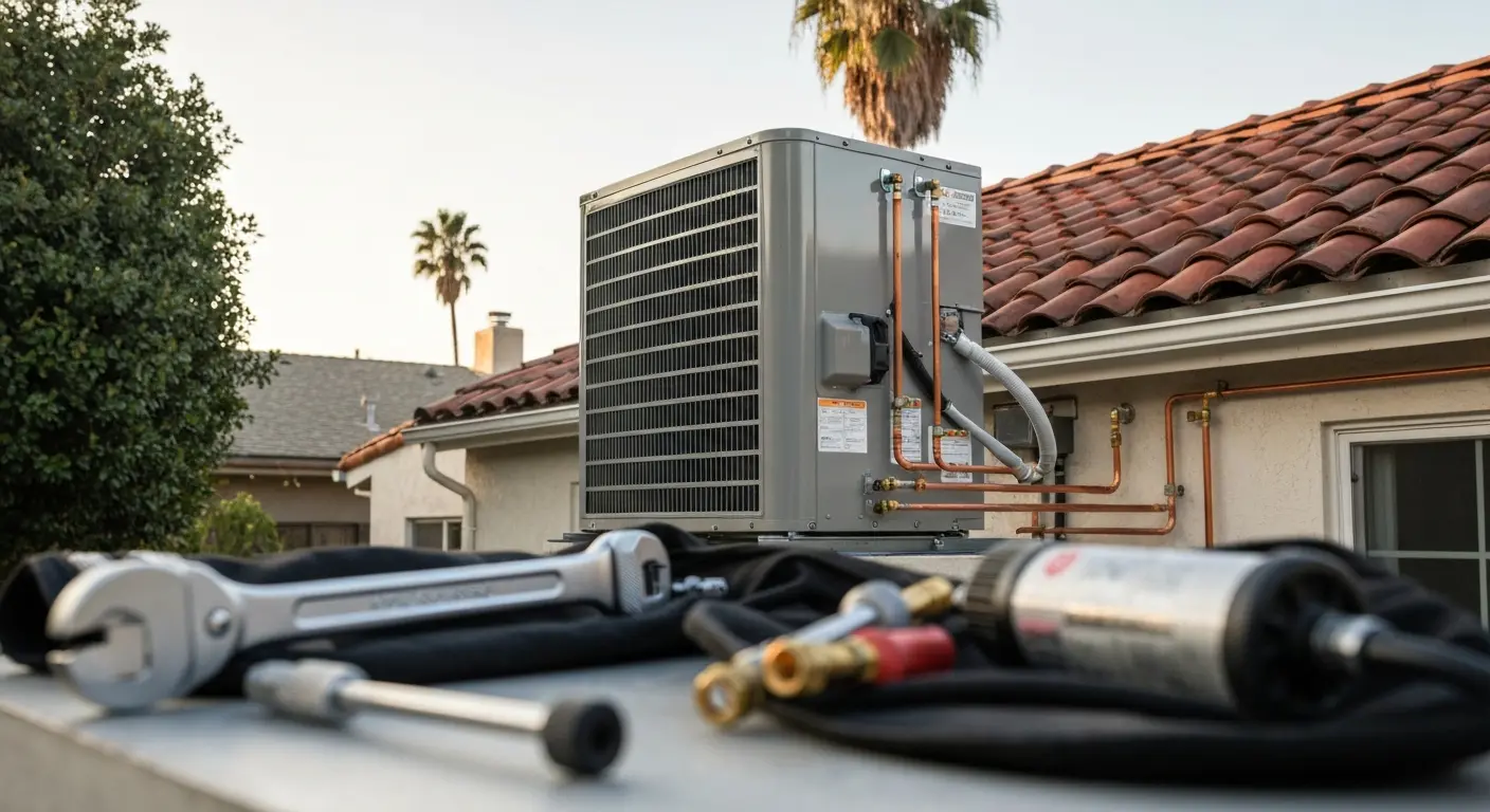 Air conditioning repair in Hollywood home