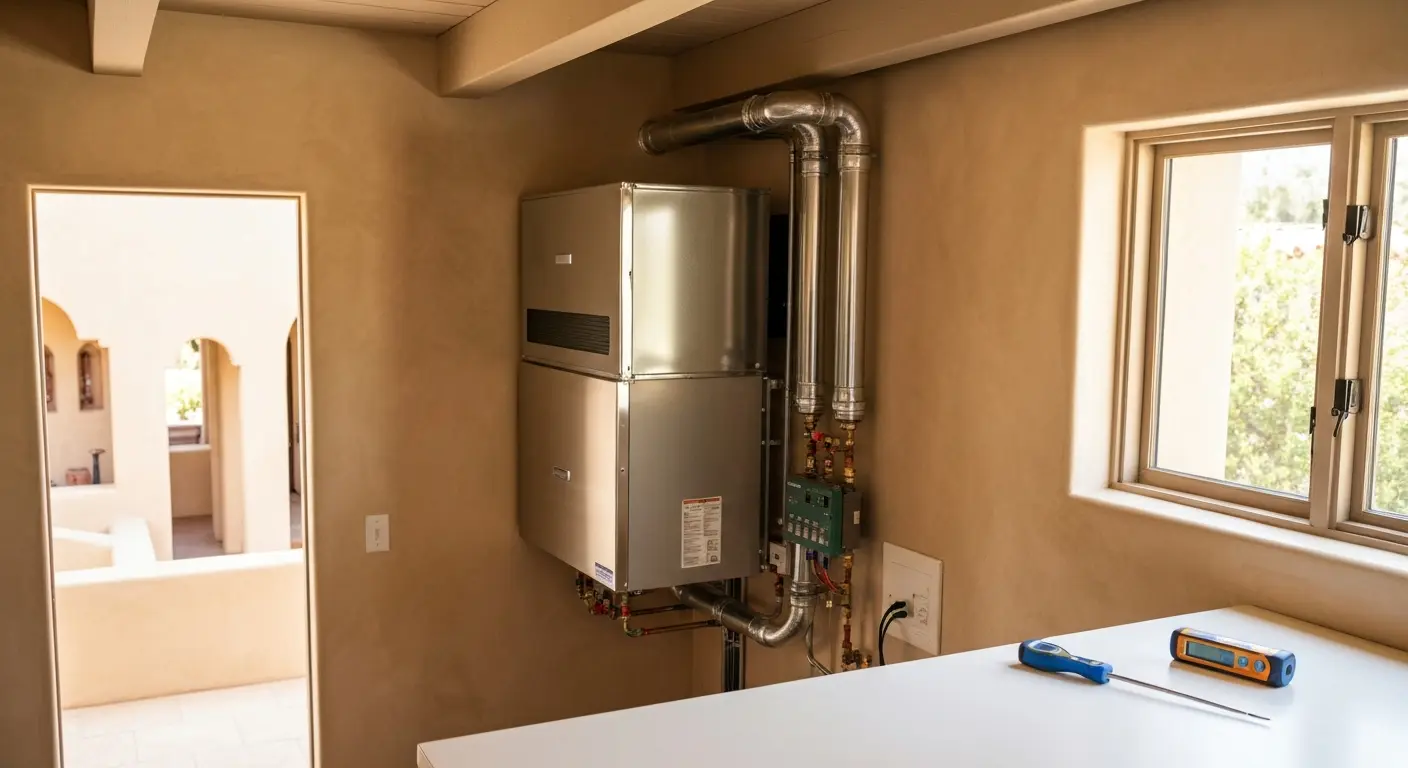 Residential HVAC installation