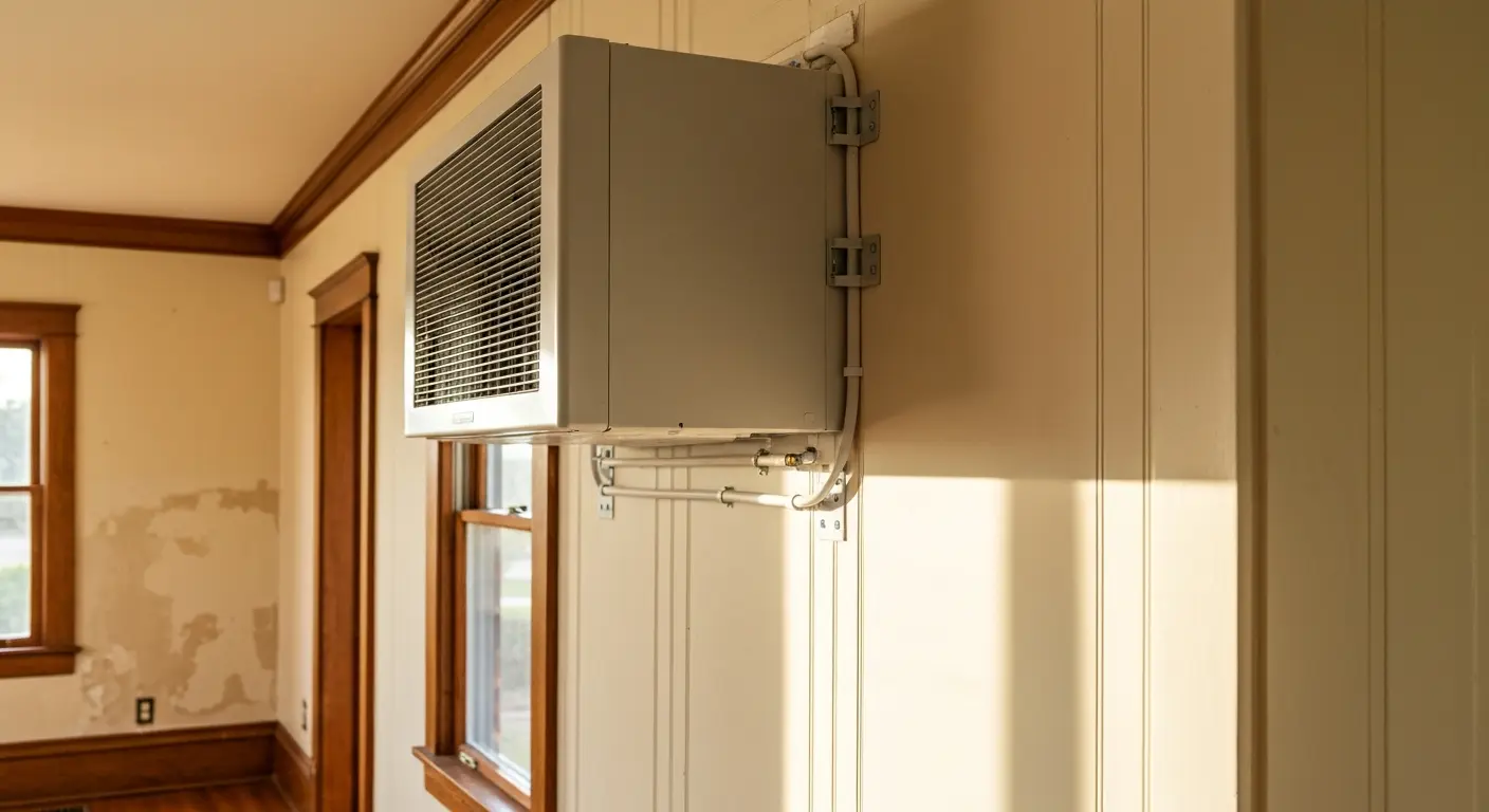 Ductless mini-split installation
