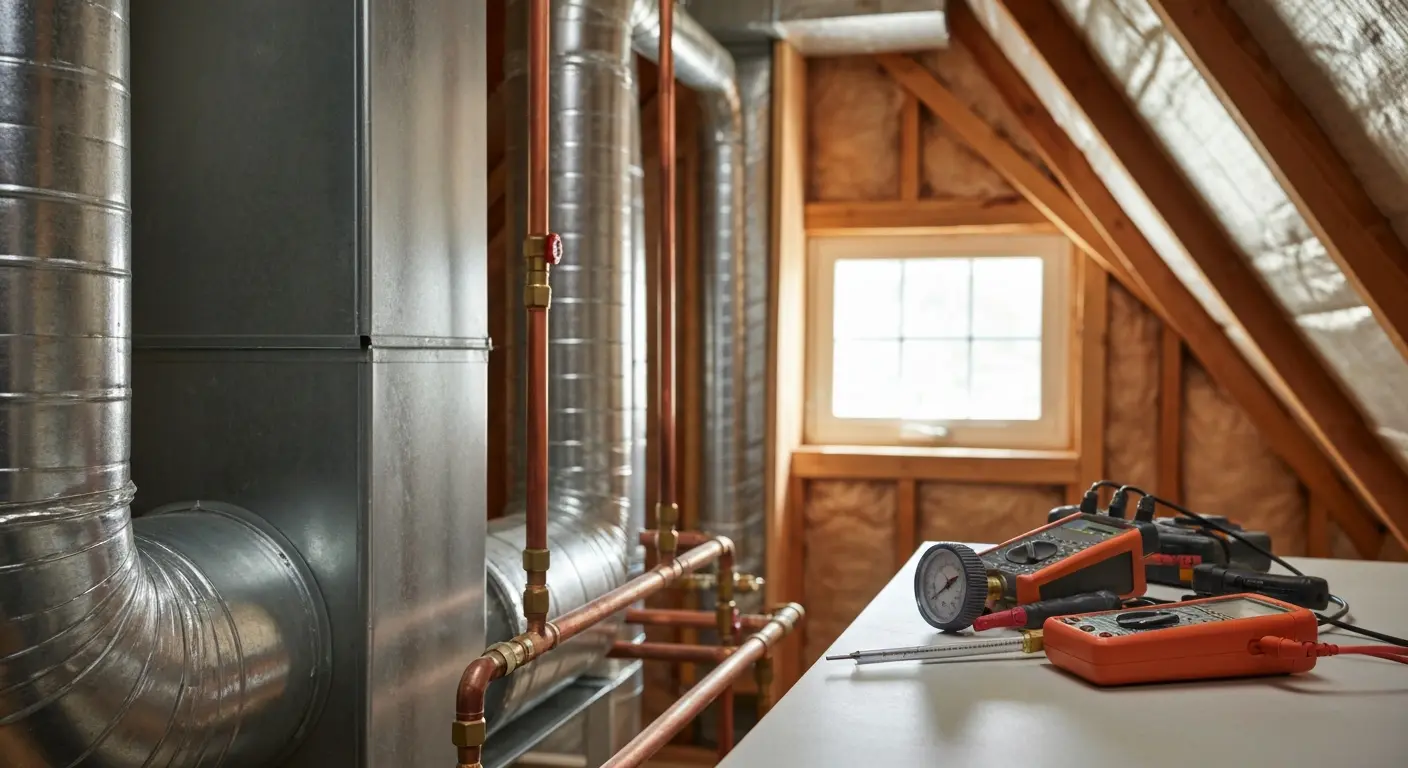 HVAC repair technician