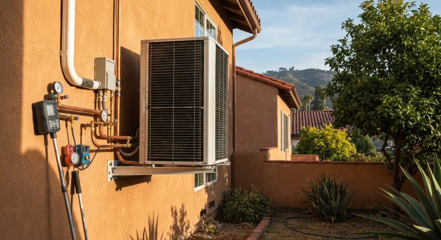 New HVAC system installation