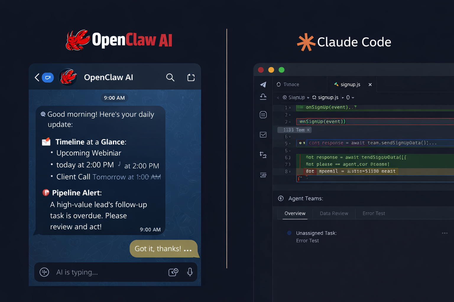 OpenClaw vs Claude Code: Which AI Agent Is Right for Your Business ...