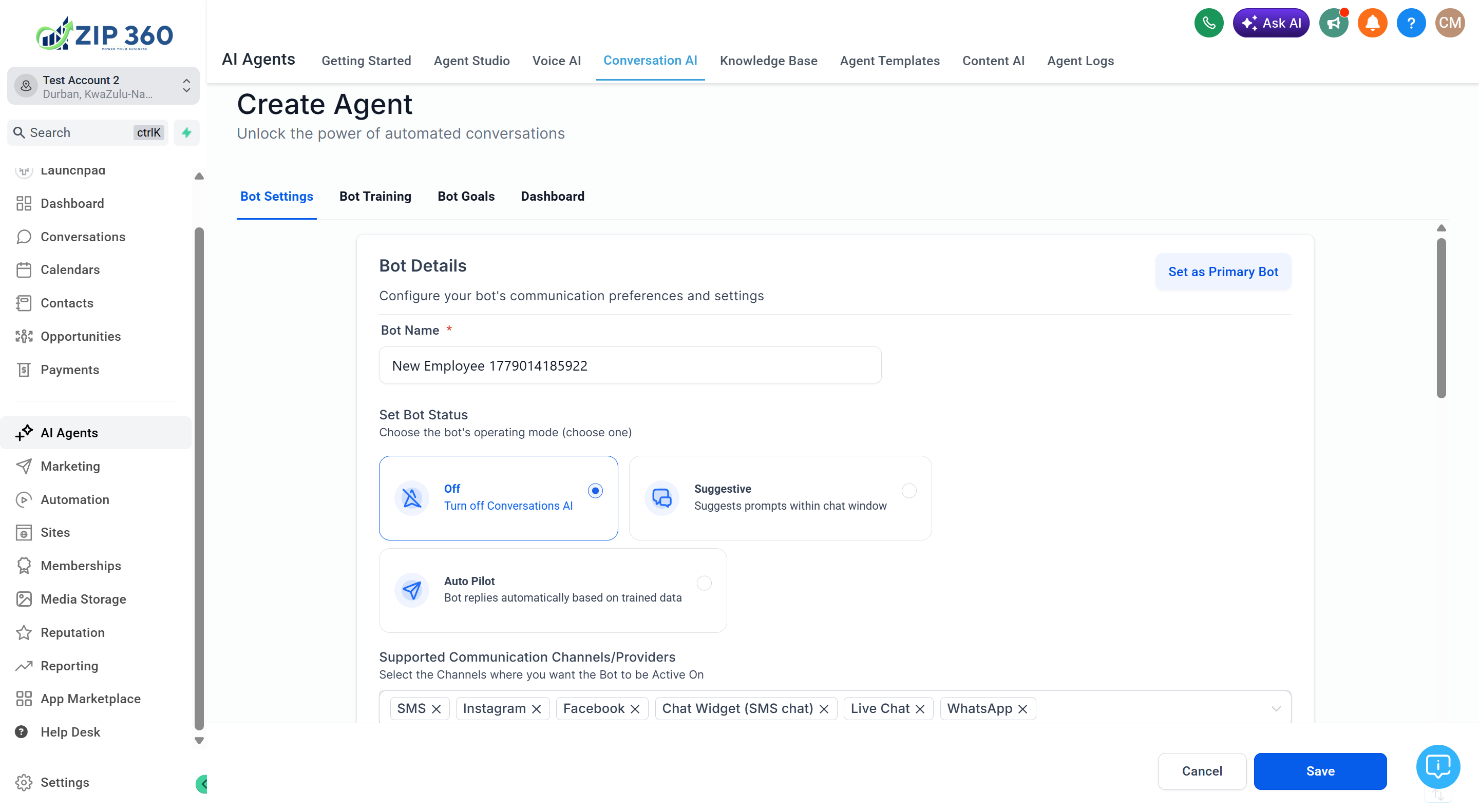 Zip360 AI Agents