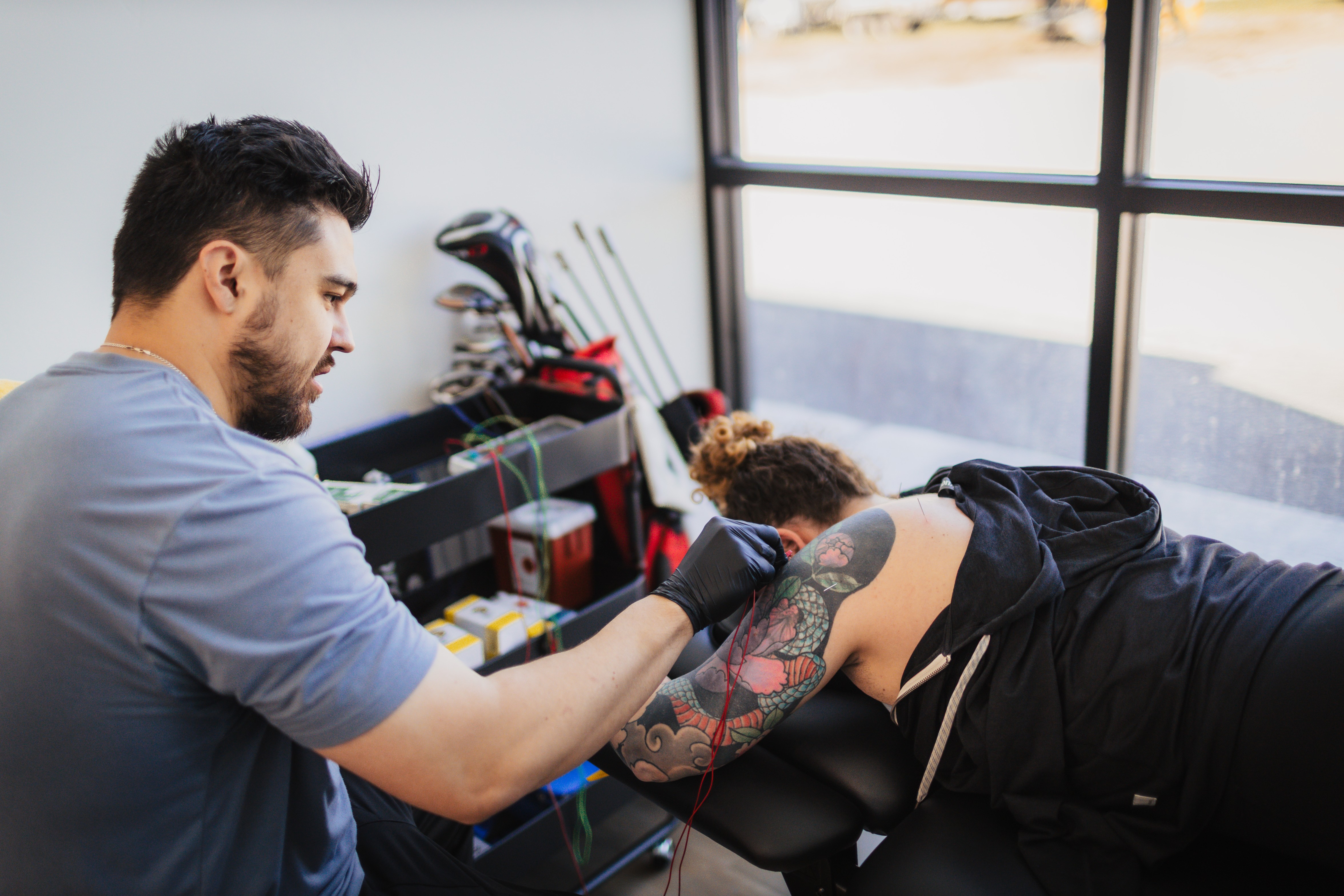 Dry needling treatment at Invictus Rx