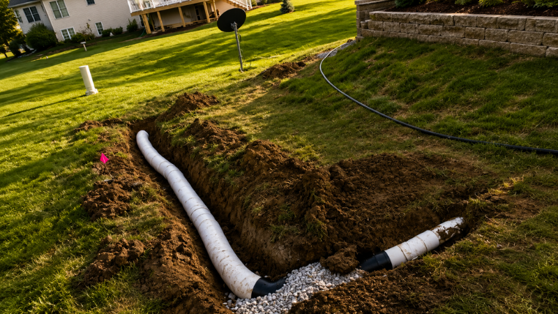 Yard Grading & Drainage