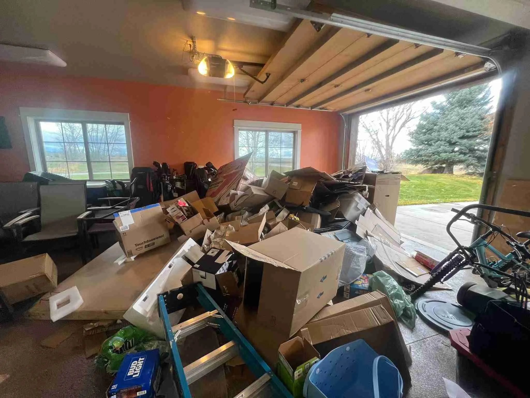 Garage junk removal