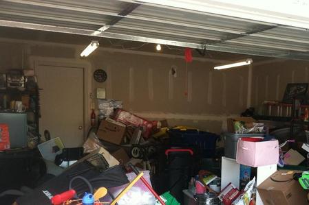 Hoarder garage clean-out
