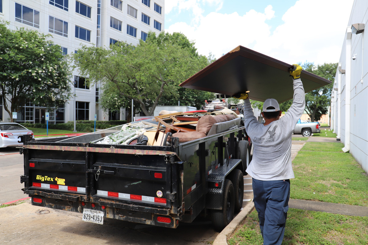 Trash and debris hauling