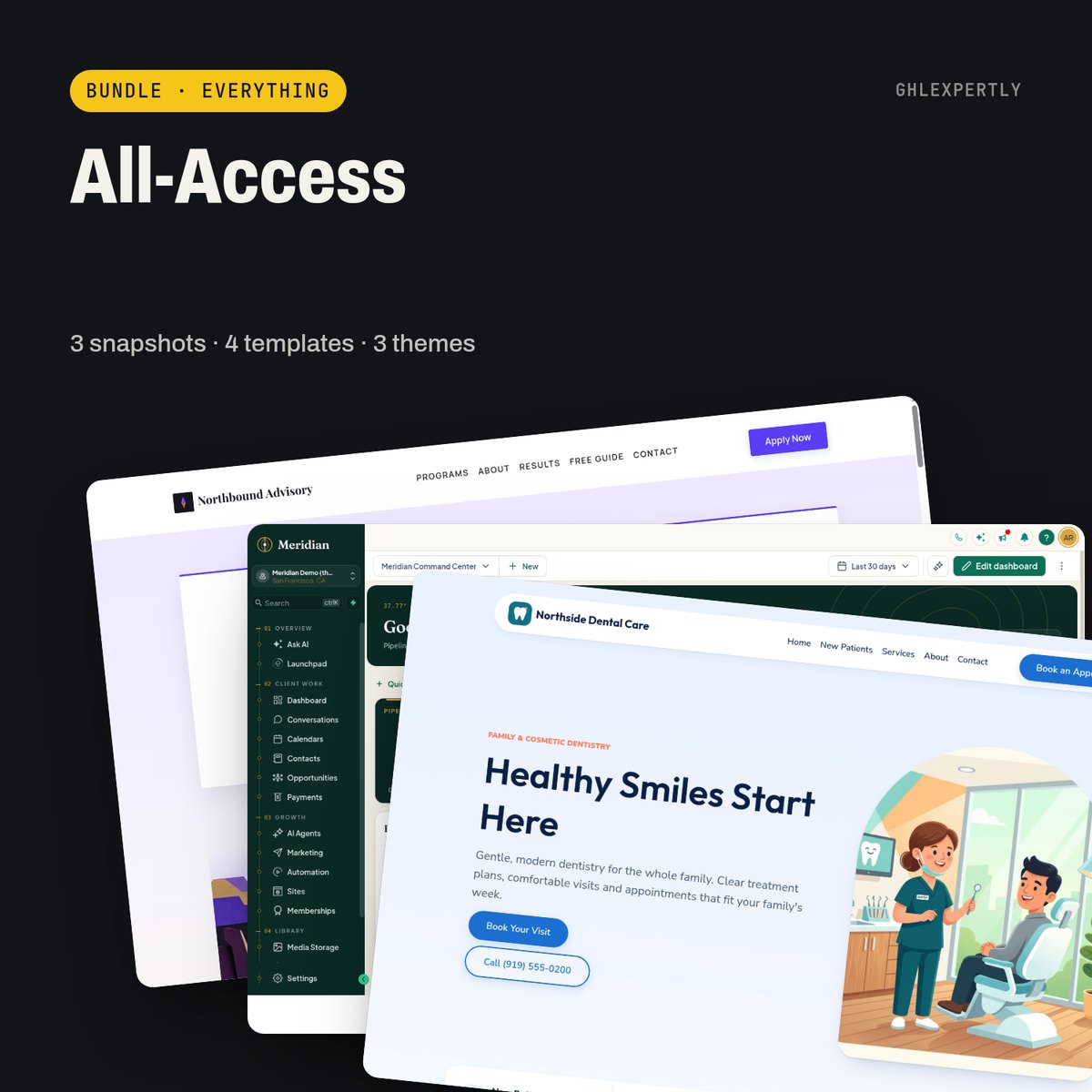 All-Access Pass — GoHighLevel bundle by GHLExpertly