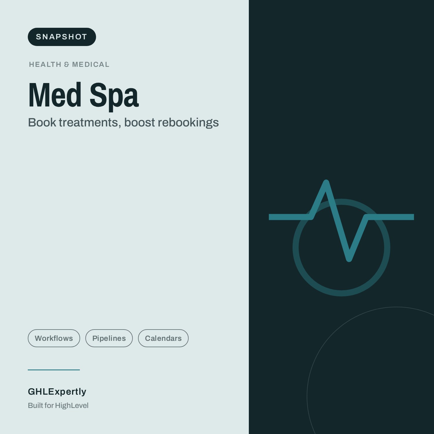 Med Spa Snapshot — GoHighLevel snapshot by GHLExpertly