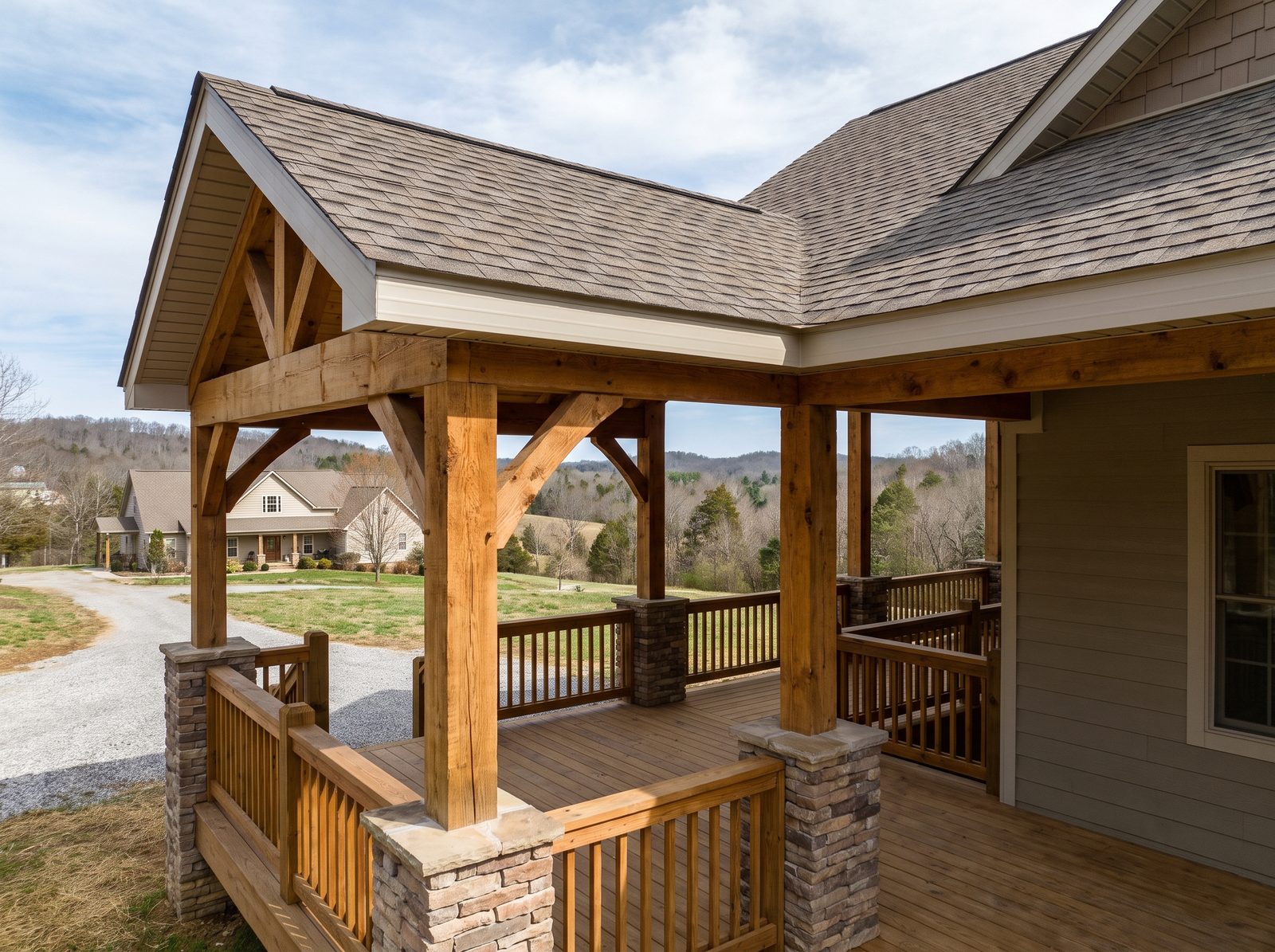 Porch build in Humboldt