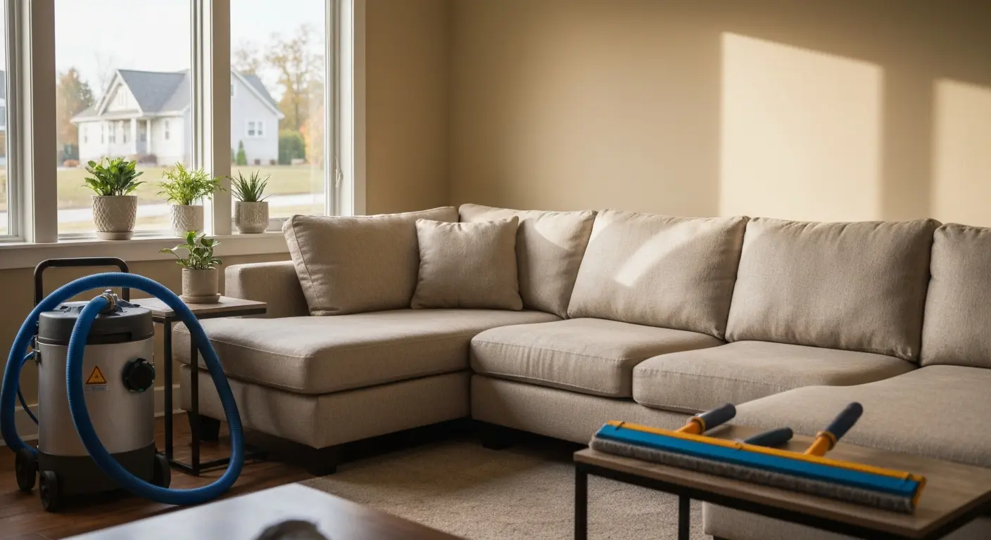 Upholstery cleaning service