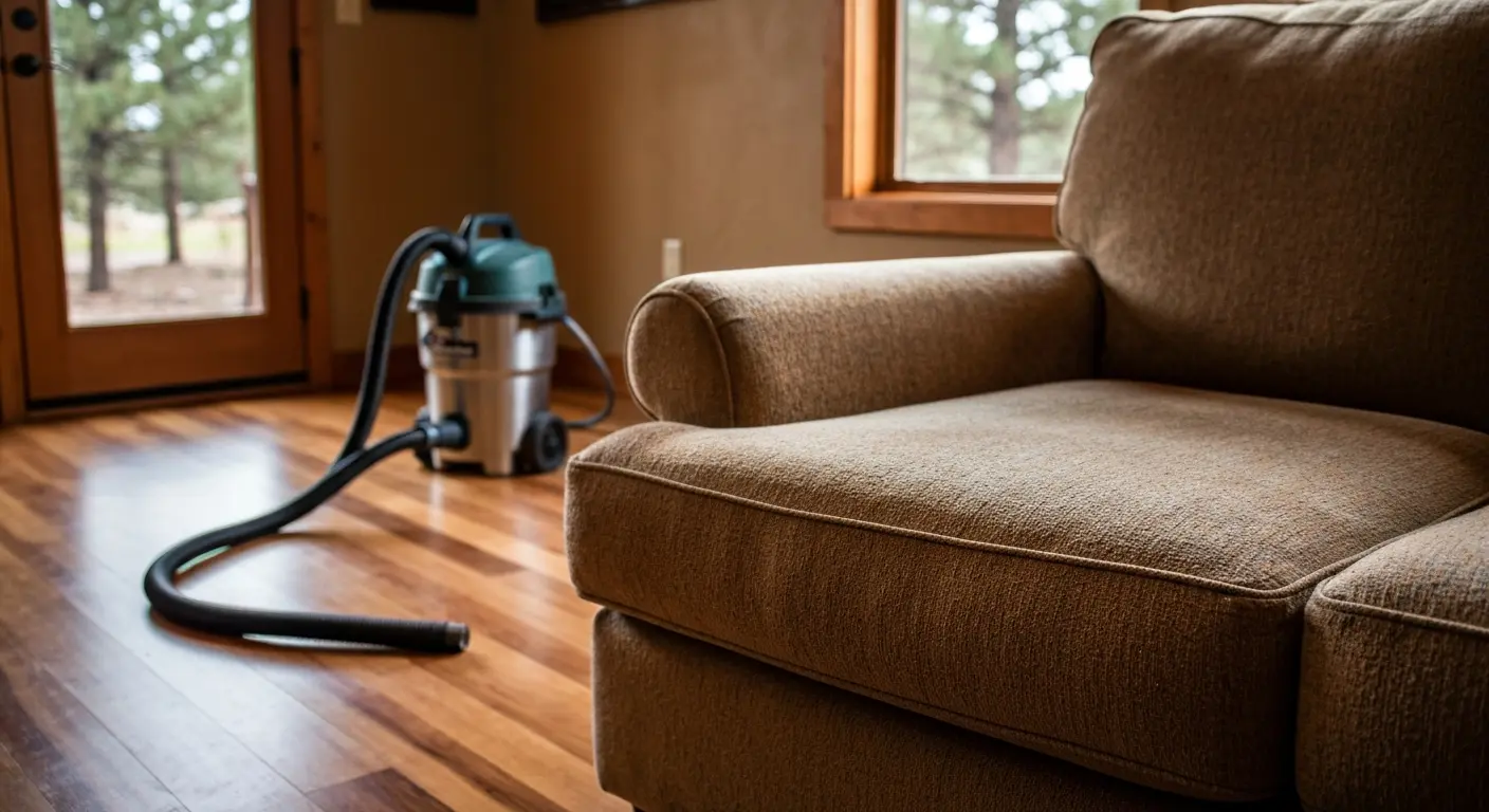 Fabric upholstery cleaning