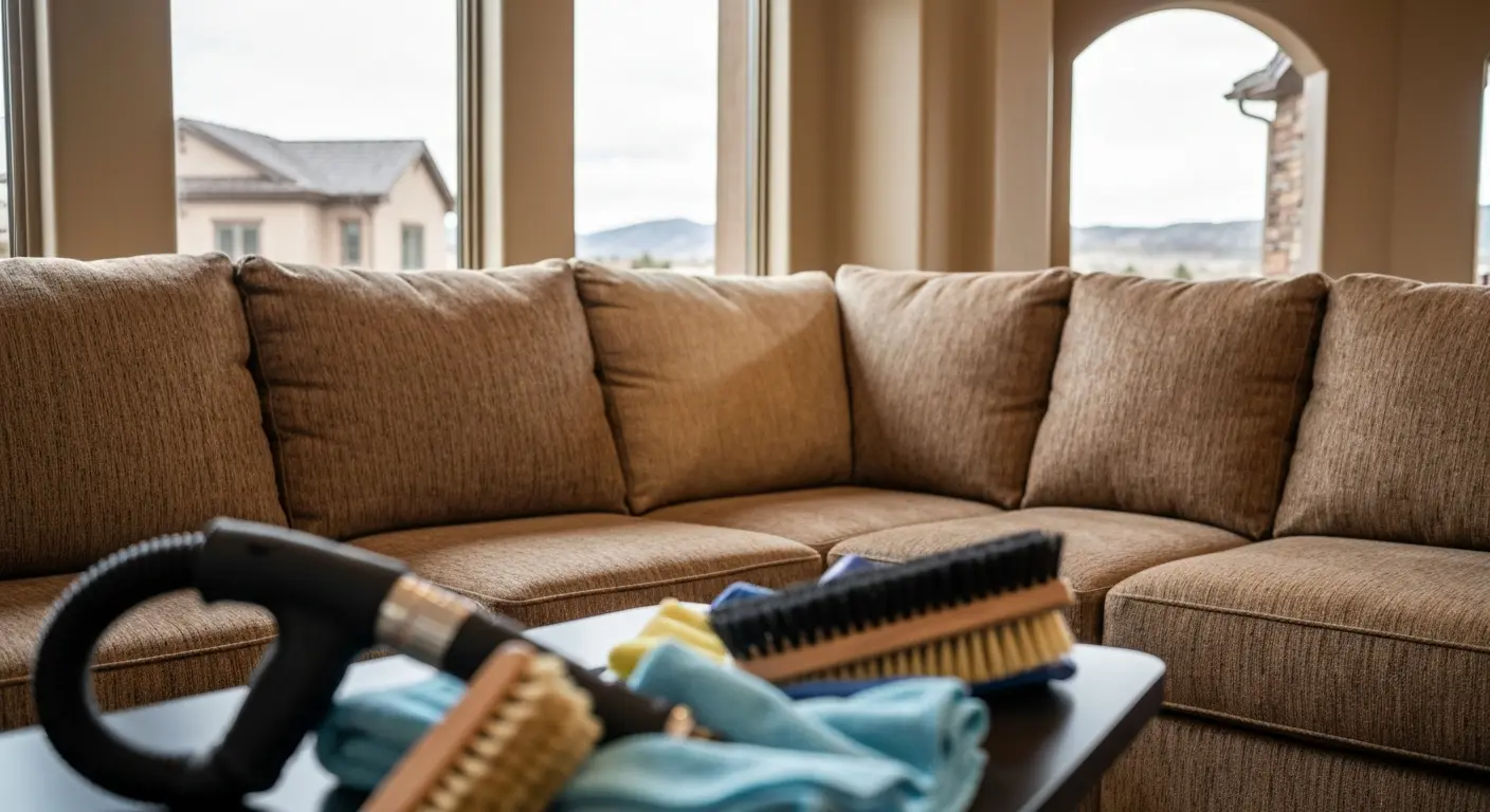 Upholstery cleaning service