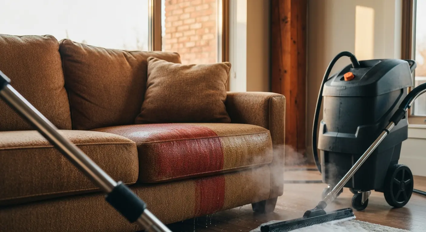 Upholstery cleaning service