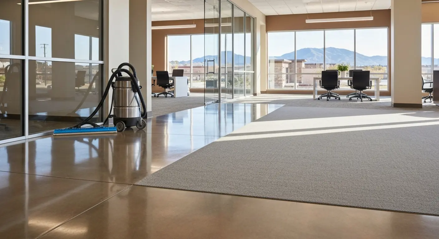 Commercial office cleaning