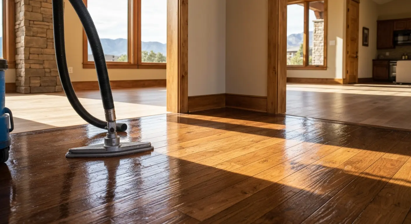 Deep floor cleaning process