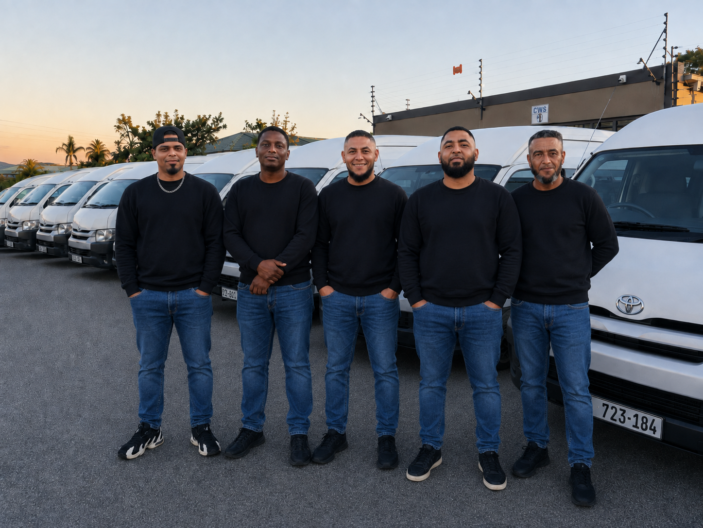 SwiftRoute fleet and team photo 3