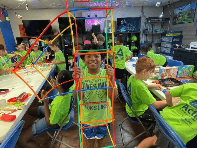 Camp Activities Collage