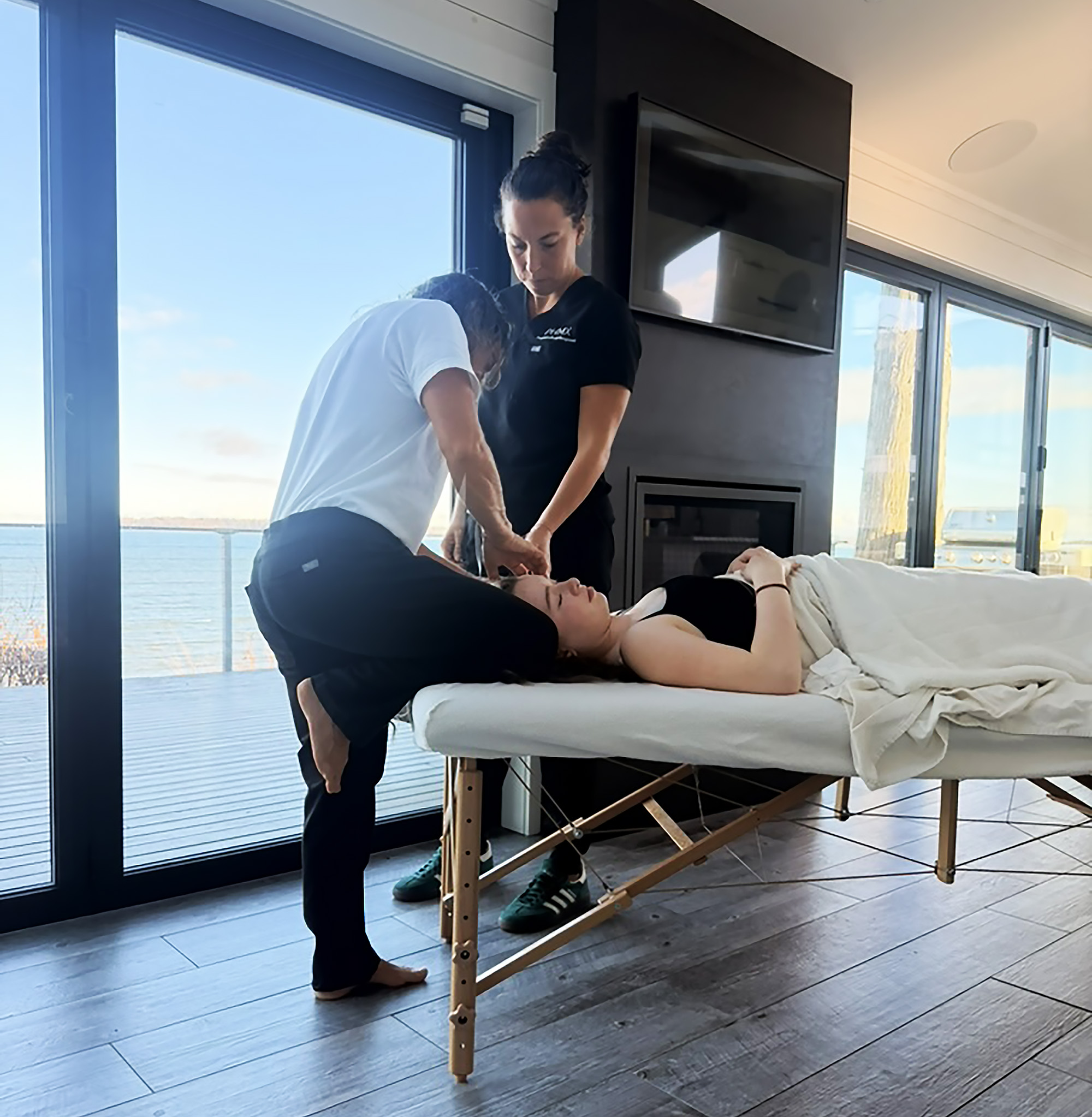 Hands-on therapy session at PHMX