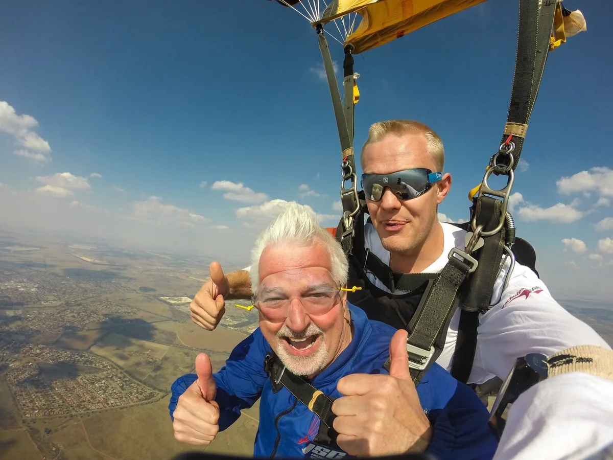 David J Bush skydiving