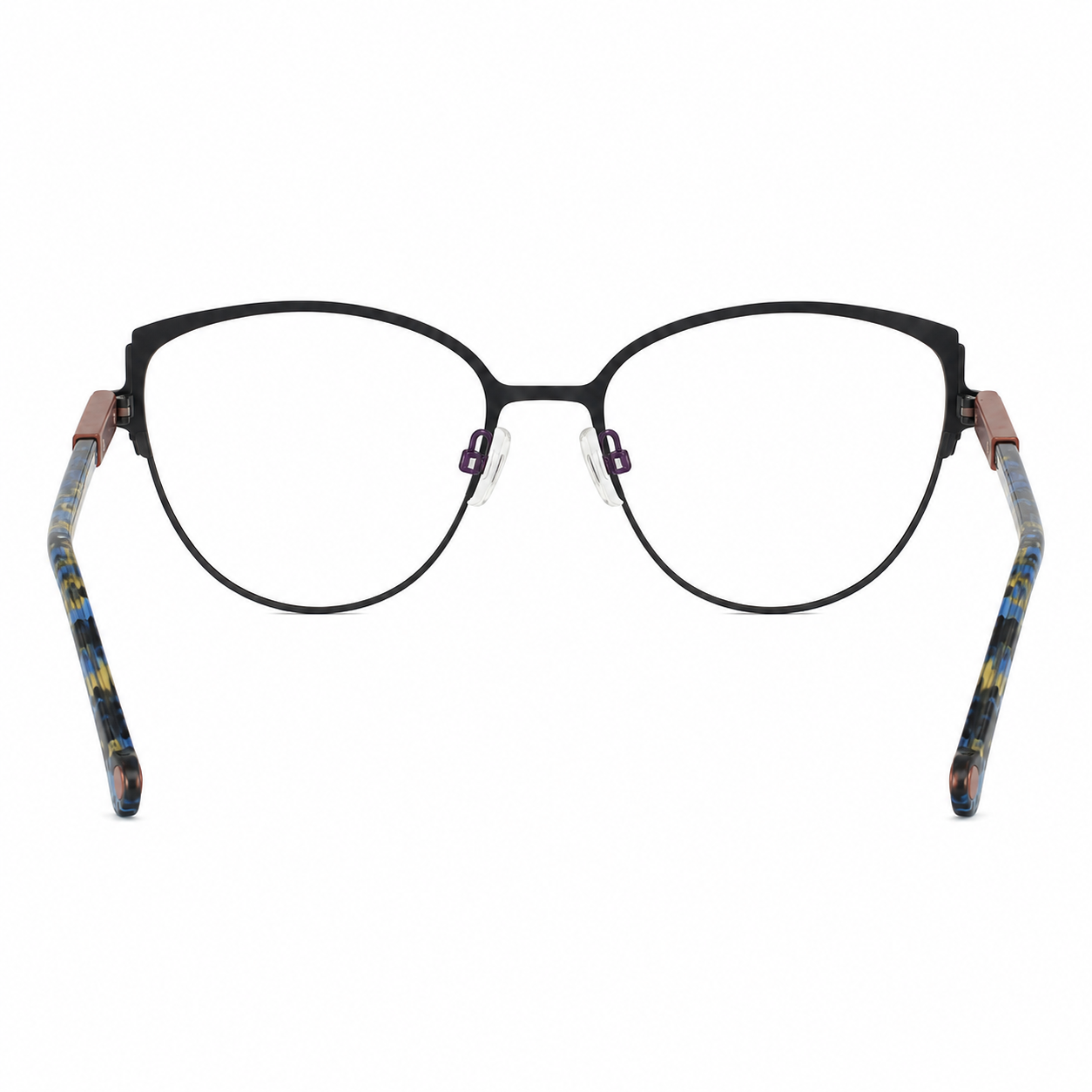 TS-02 C3 · vista 4 · Tonos negro y gris · Thalia Sodi Eyewear
