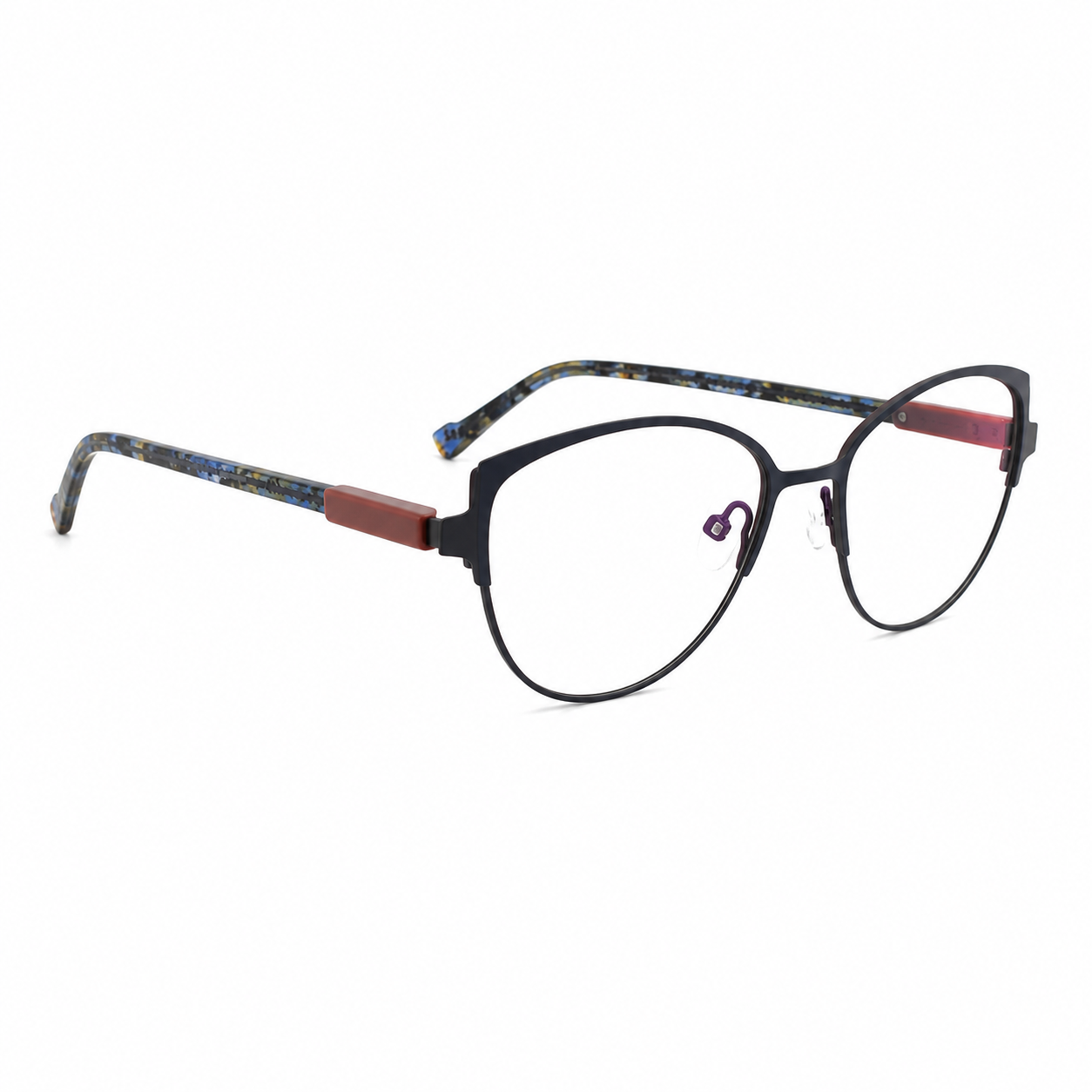 TS-02 C3 · vista 6 · Tonos negro y gris · Thalia Sodi Eyewear