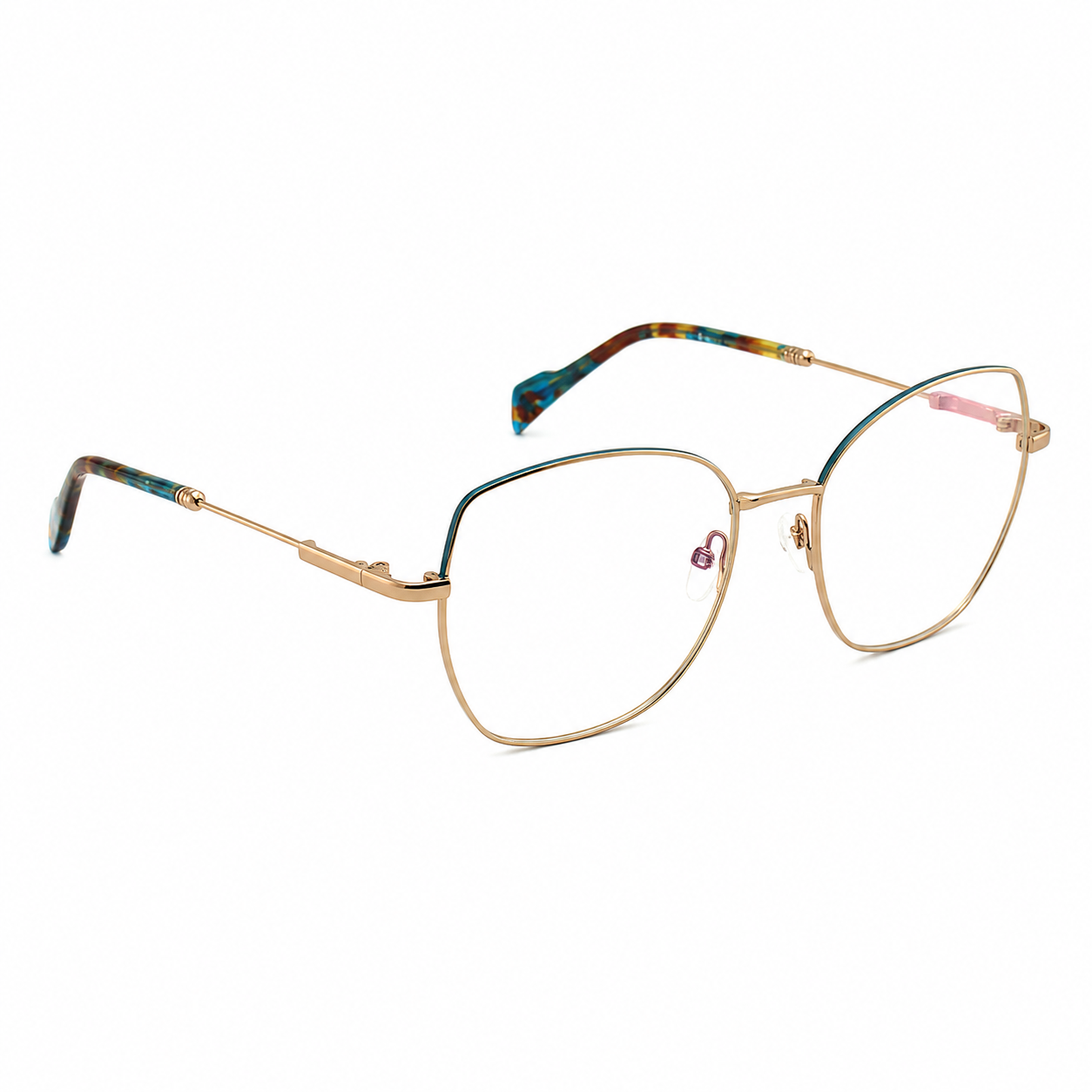 TS-04 C2 · view 6 · Copper and turquoise tones · Thalia Sodi Eyewear