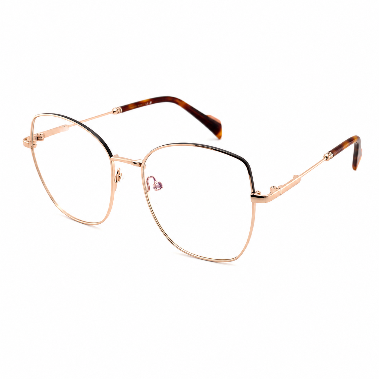 TS-04 C3 · right-angle view · Copper and black tones · Thalia Sodi Eyewear