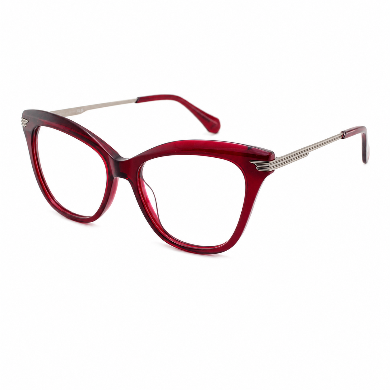 TS-05 C2 · vista diagonal derecha · Tono vino · Thalia Sodi Eyewear
