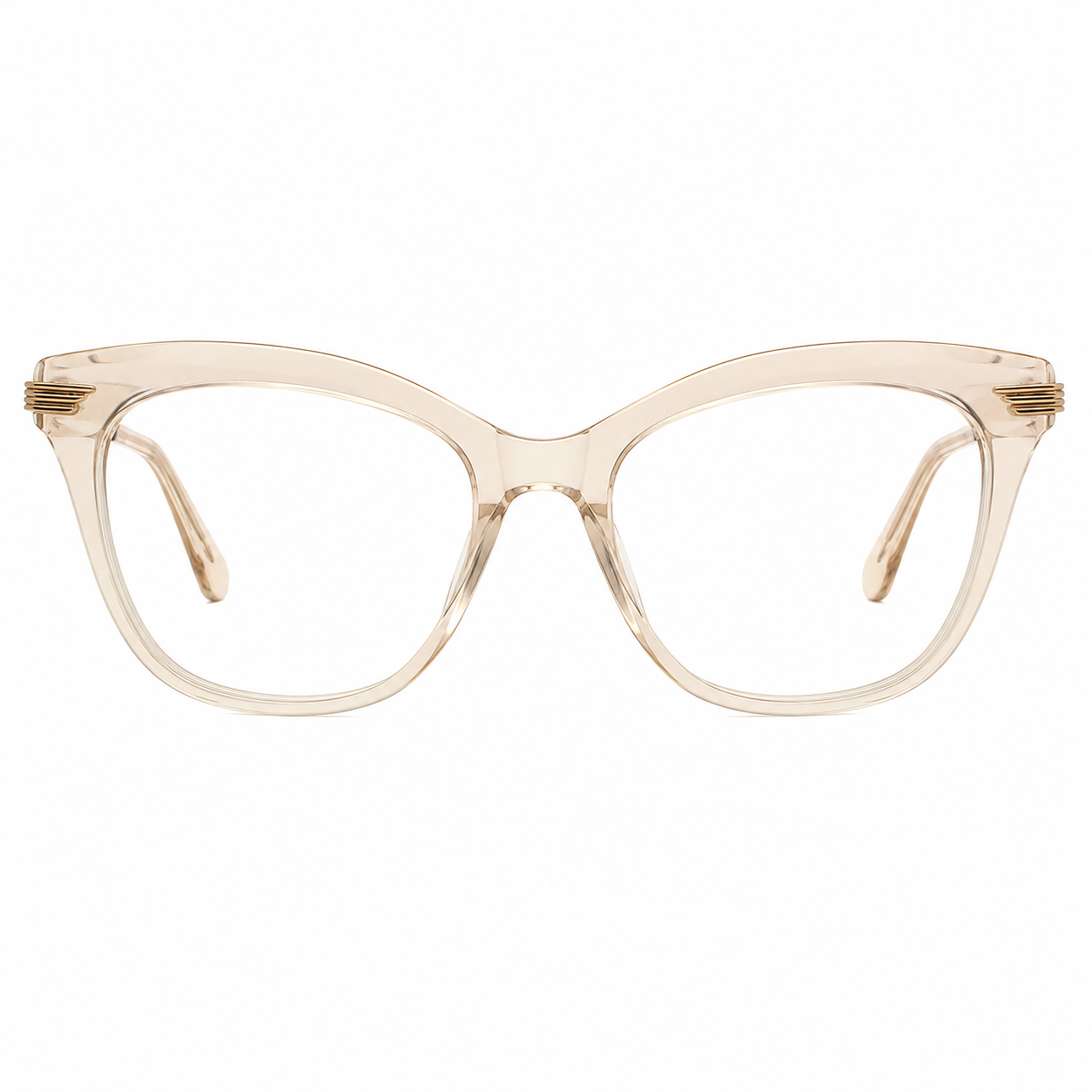 TS-05 C3 · vista frontal · Tonos rojo y cobre · Thalia Sodi Eyewear