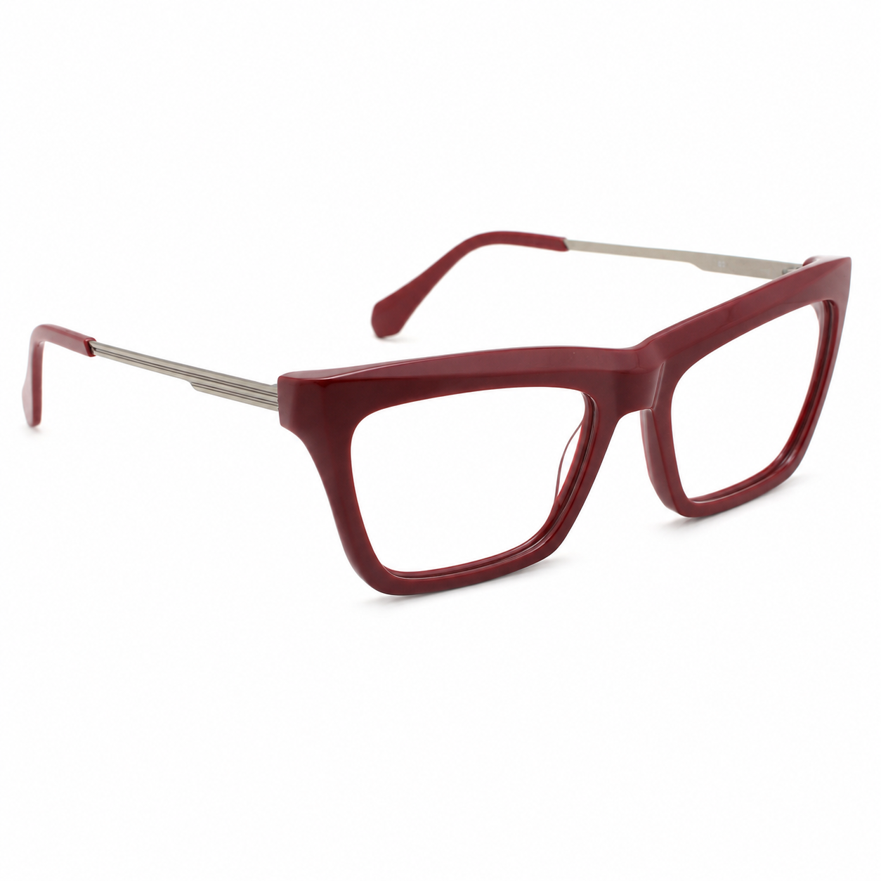 TS-06 C2 · vista 6 · Tonos vino y rojo · Thalia Sodi Eyewear