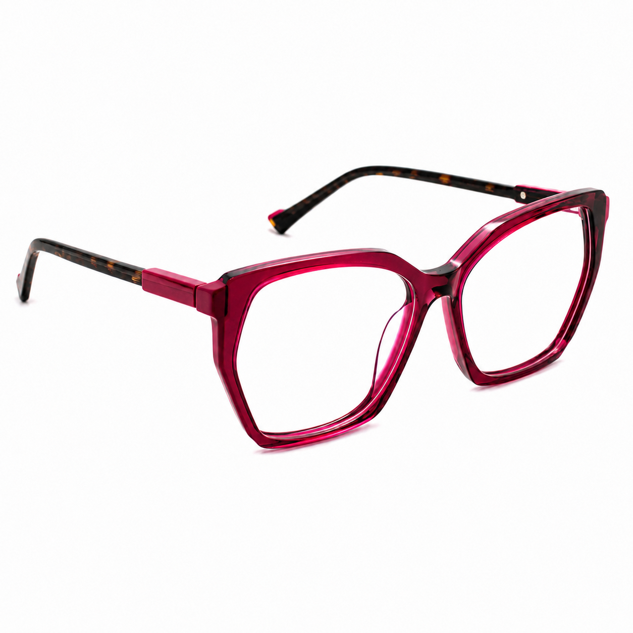 TS-07 C2 · view 6 · Burgundy and black tones · Thalia Sodi Eyewear