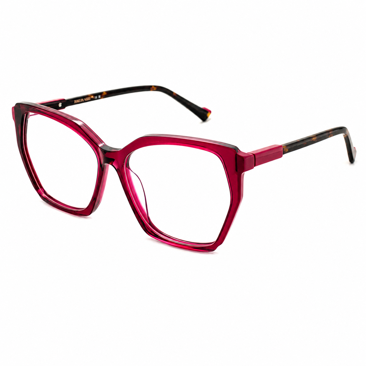 TS-07 C2 · right-angle view · Burgundy and black tones · Thalia Sodi Eyewear