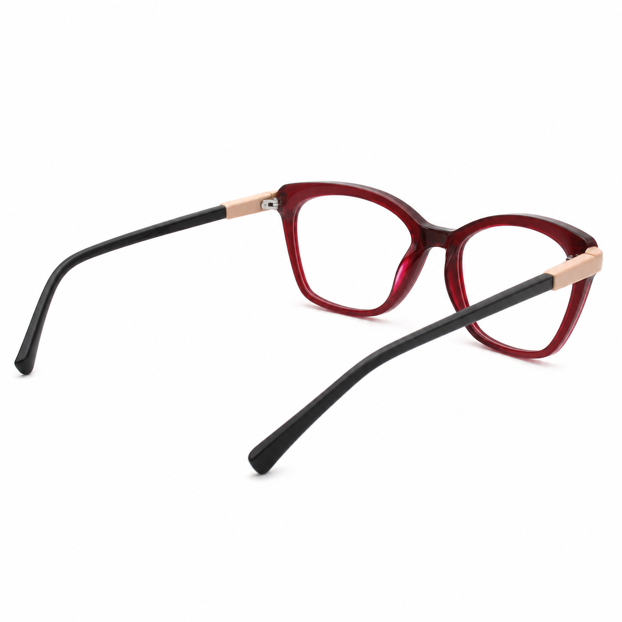 TS-08 C2 · vista 5 · Tonos vino y rojo · Thalia Sodi Eyewear