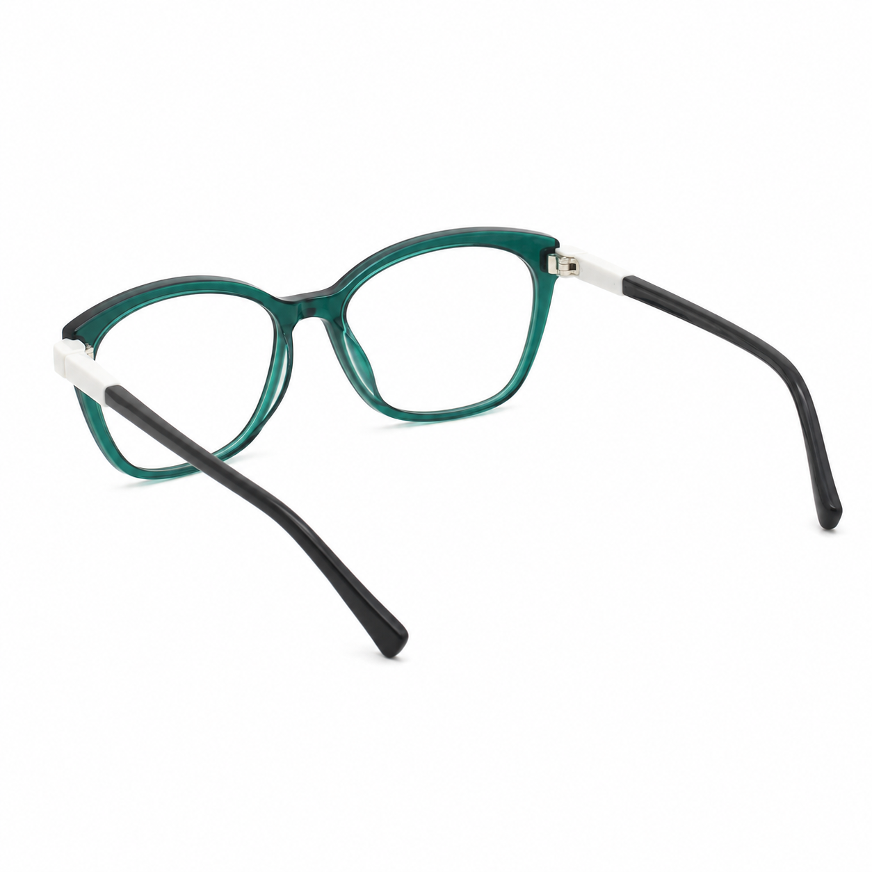 TS-08 C3 · vista diagonal izquierda · Tonos turquesa y gris · Thalia Sodi Eyewear
