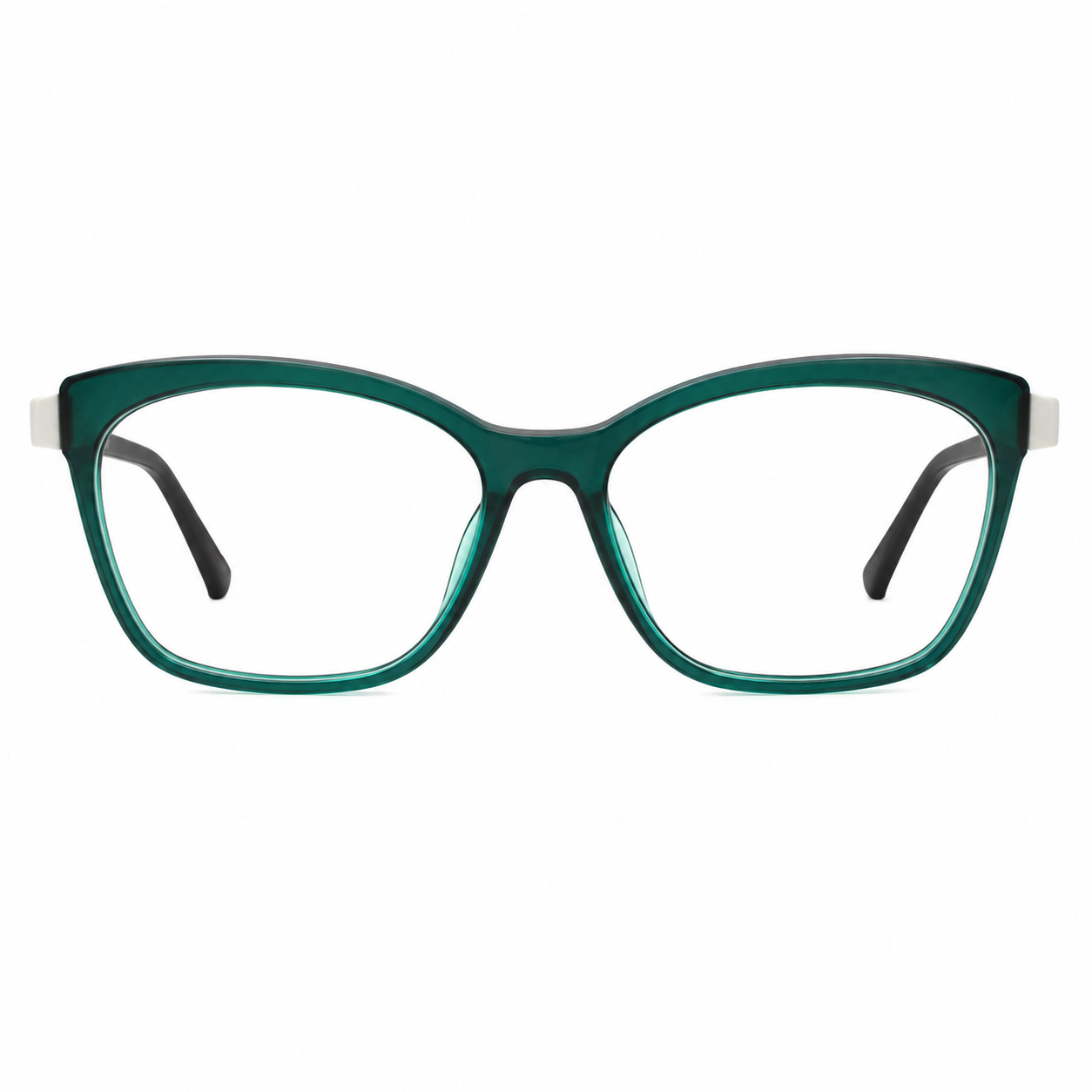 TS-08 C3 · vista frontal · Tonos turquesa y gris · Thalia Sodi Eyewear
