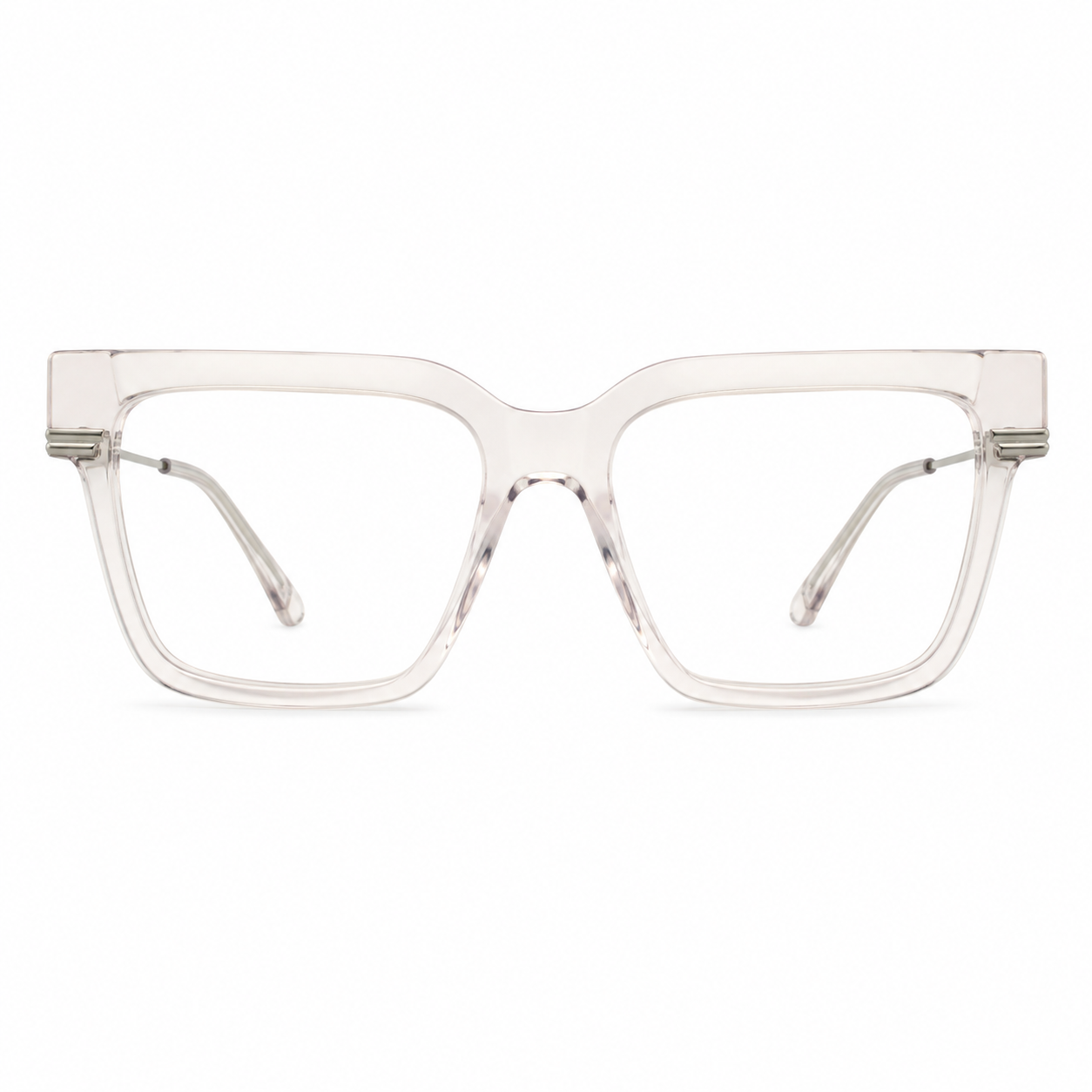 TS-10 C3 · vista frontal · Tonos gris claro y gris · Thalia Sodi Eyewear